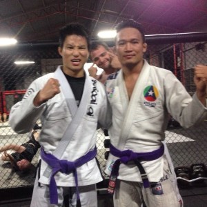 Greg (right) has choked his uncle out hundreds of times